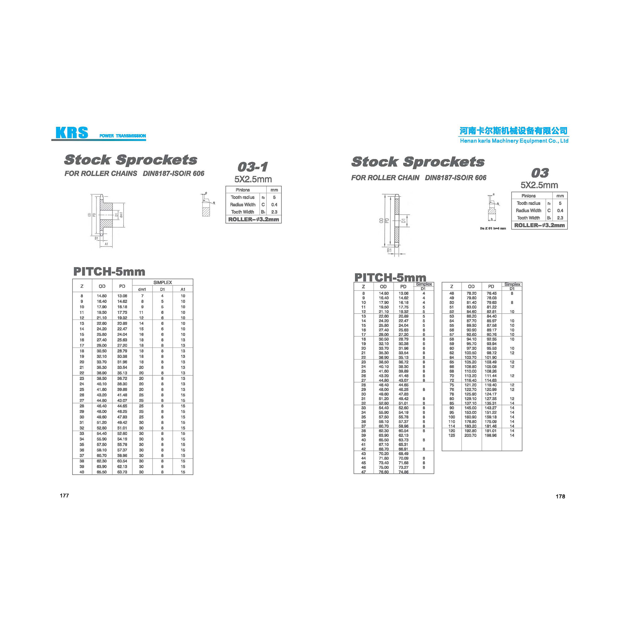 Customized Non-Standard Sprockets