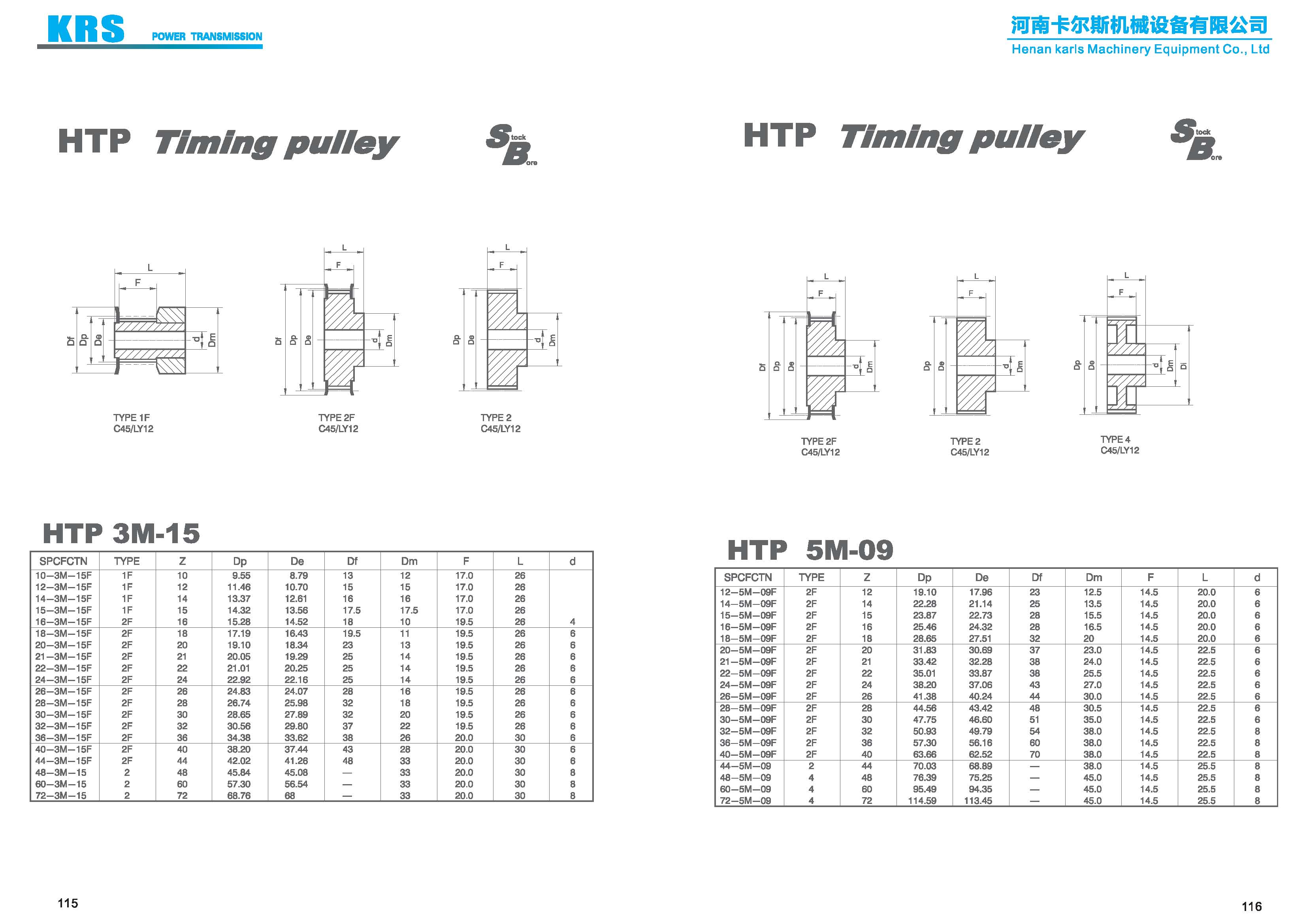 Cast iron timing belt pulley