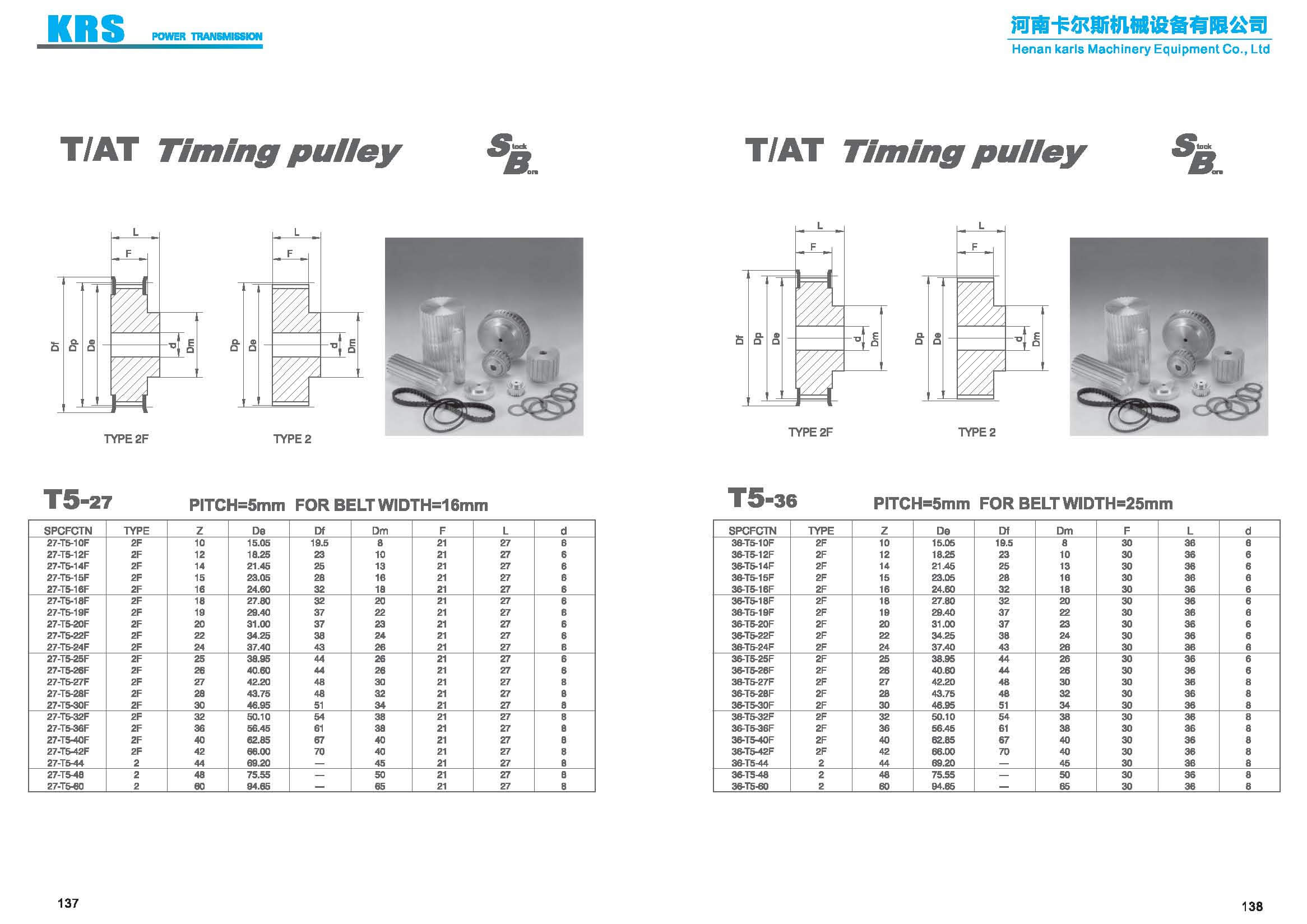 Steel timing belt pulleys